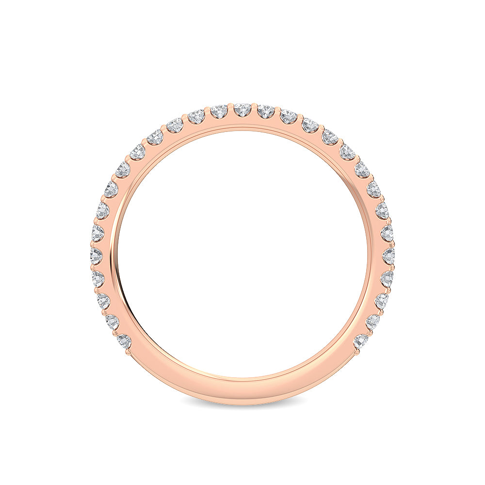 Rose Gold / Daria Prong Wedding Band