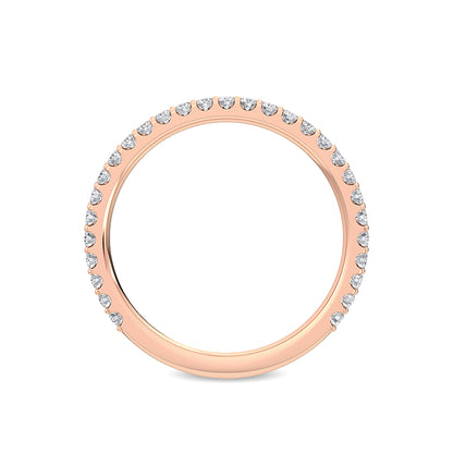 Rose Gold / Daria Prong Wedding Band