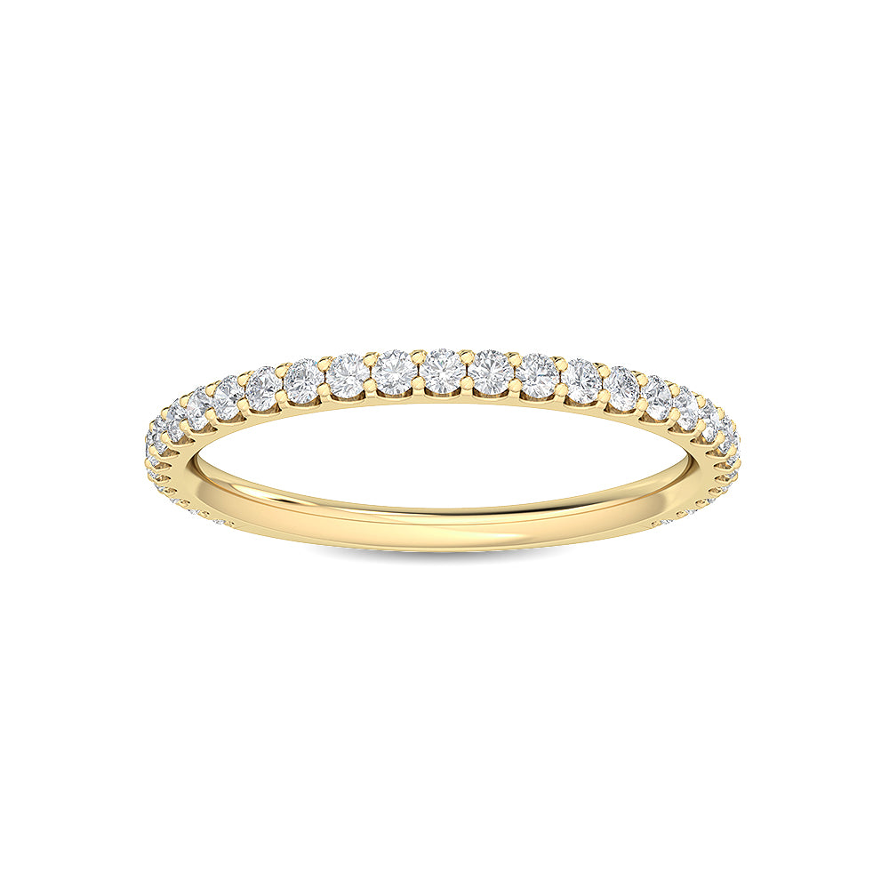 Yellow Gold / Daria Prong Wedding Band