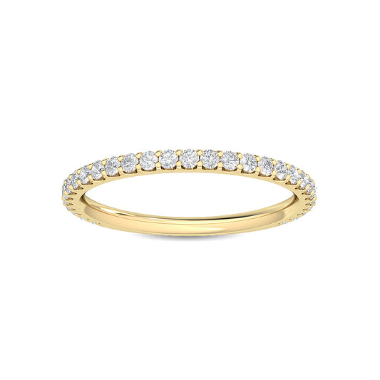 Yellow Gold / Daria Prong Wedding Band