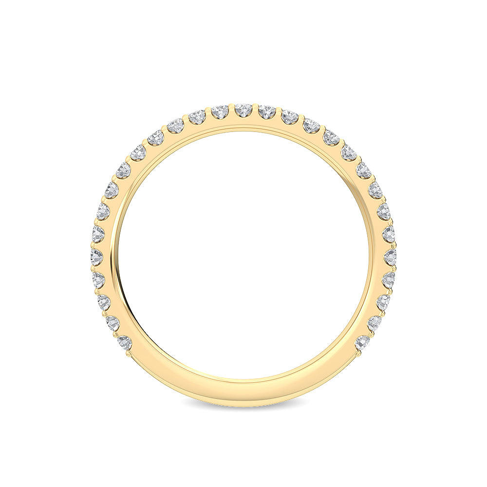 Yellow Gold / Daria Prong Wedding Band