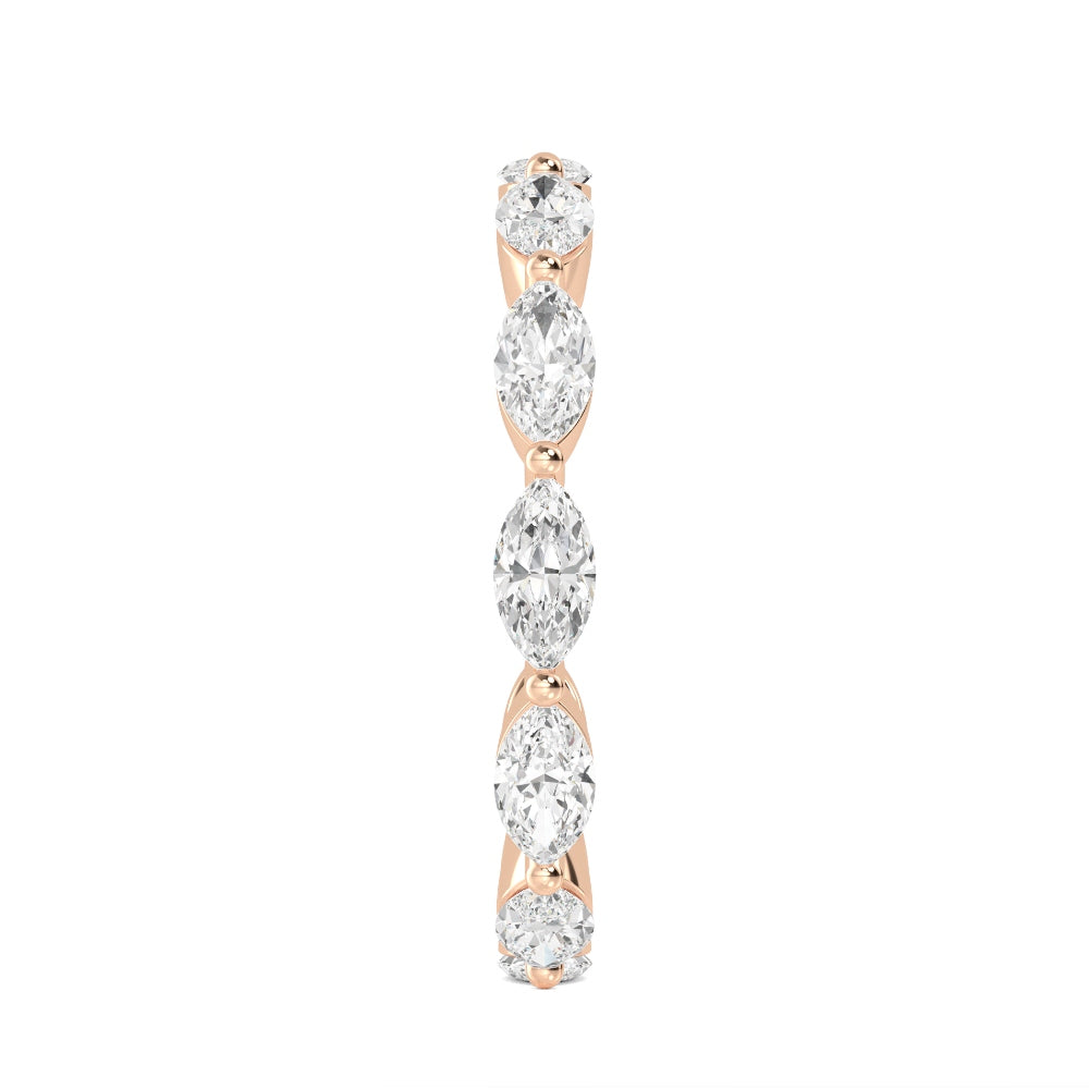 Rose Gold / Mira Eternity Wedding Band