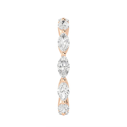 Rose Gold / Mira Eternity Wedding Band