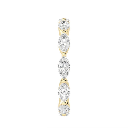 Yellow Gold / Mira Eternity Wedding Band