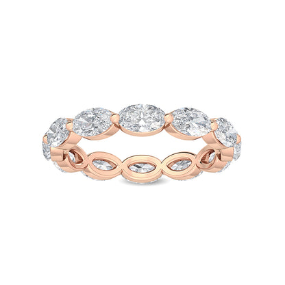 Rose Gold / Clara Eternity Wedding Band