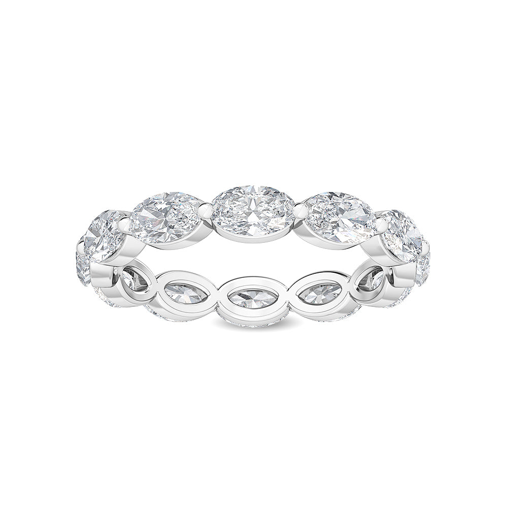 White Gold / Clara Eternity Wedding Band