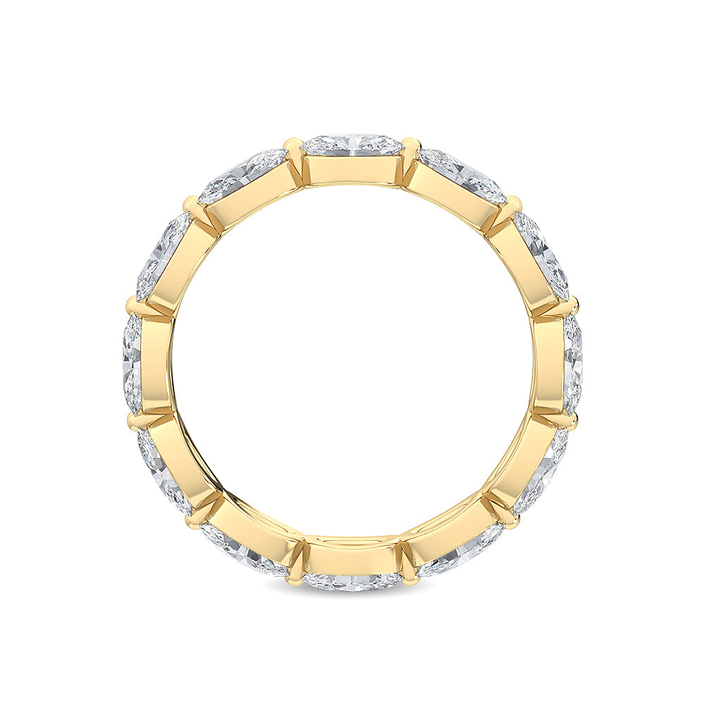 Yellow Gold / Clara Eternity Wedding Band
