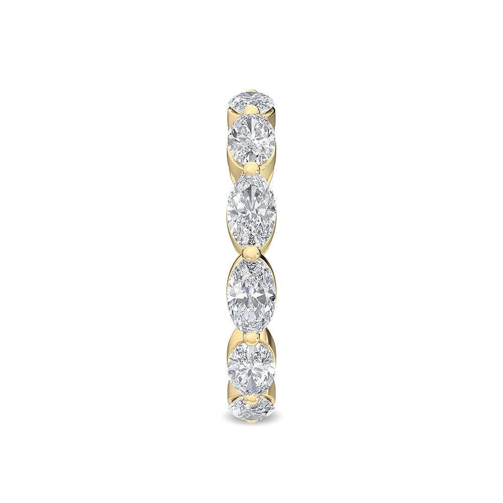 Yellow Gold / Clara Eternity Wedding Band