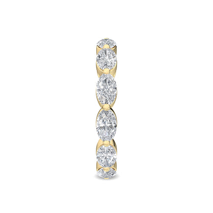 Yellow Gold / Clara Eternity Wedding Band