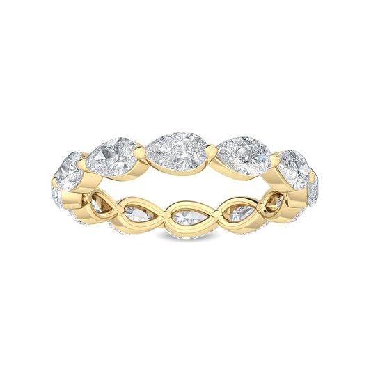 Yellow Gold / Anoushka Eternity Wedding Band