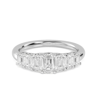 White Gold / Isabeau Seven Stone Wedding Band