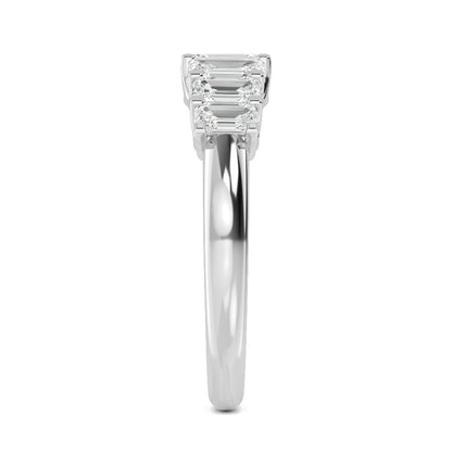 White Gold / Isabeau Seven Stone Wedding Band