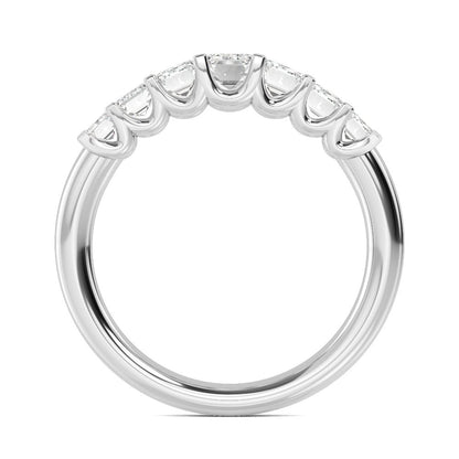 White Gold / Isabeau Seven Stone Wedding Band