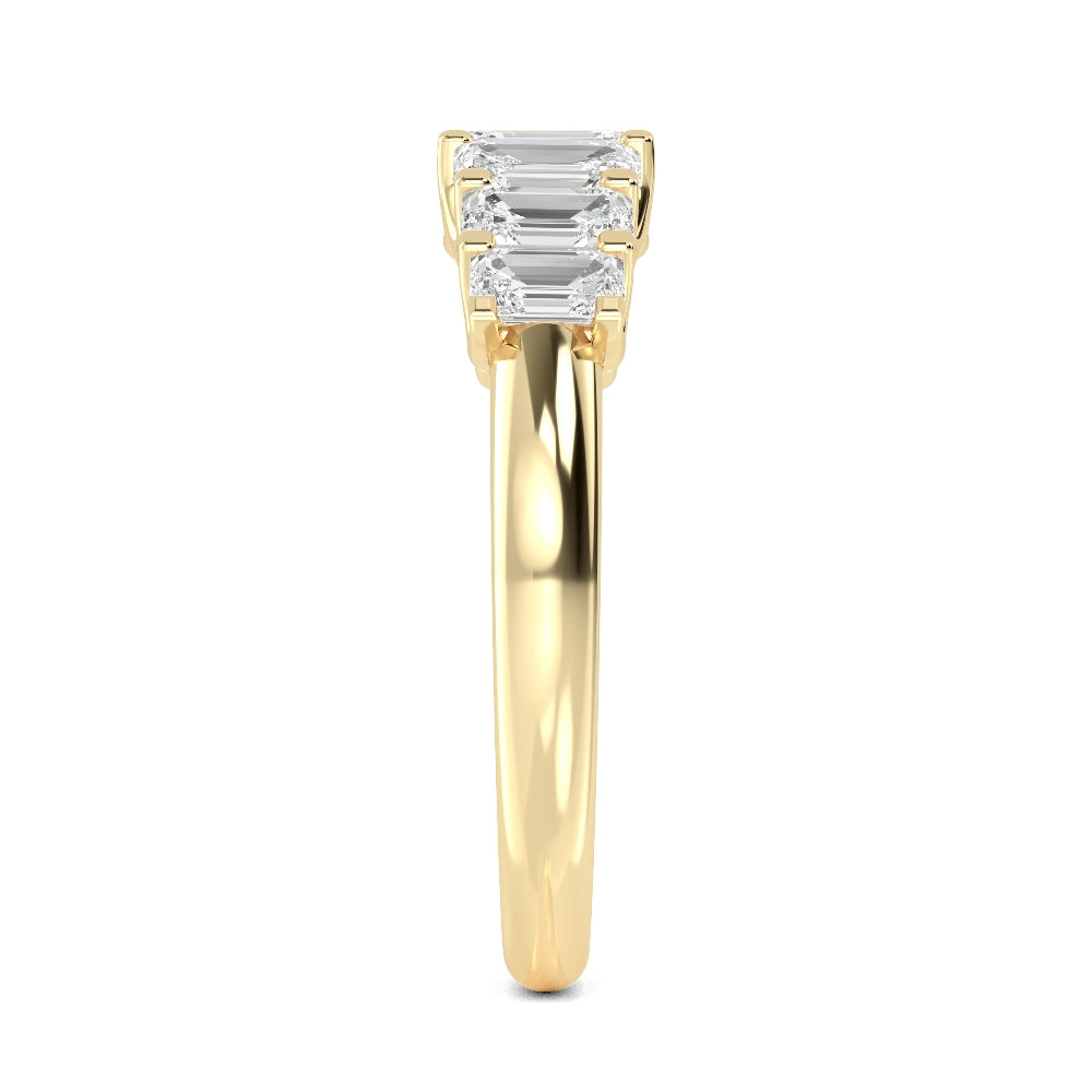 Yellow Gold / Isabeau Seven Stone Wedding Band