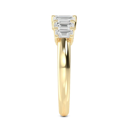 Yellow Gold / Isabeau Seven Stone Wedding Band