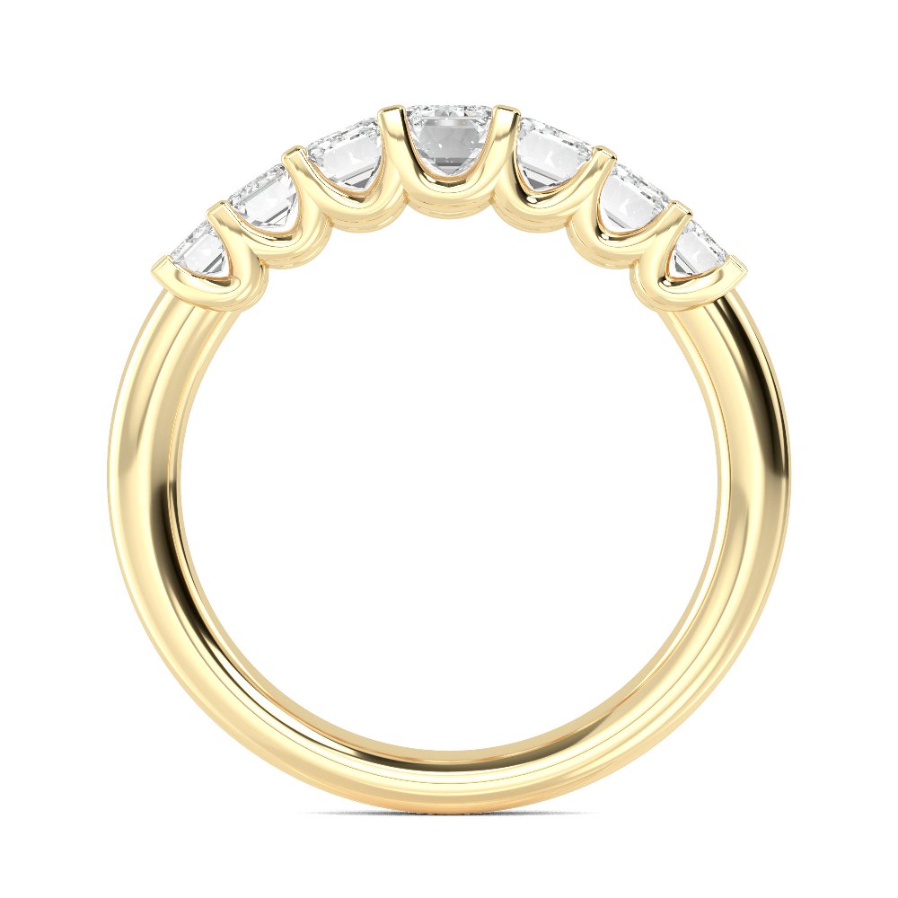 Yellow Gold / Isabeau Seven Stone Wedding Band