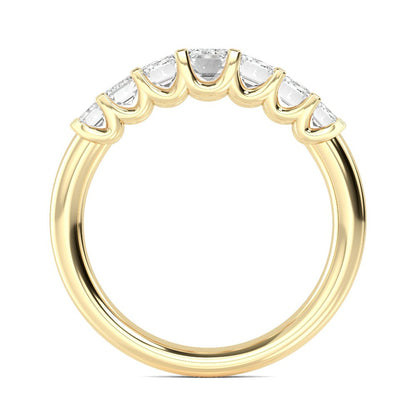 Yellow Gold / Isabeau Seven Stone Wedding Band