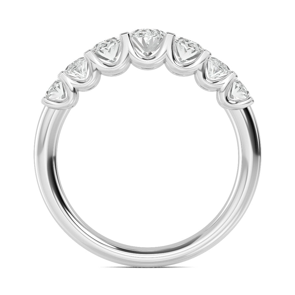 White Gold / Annika Seven Stone Wedding Band