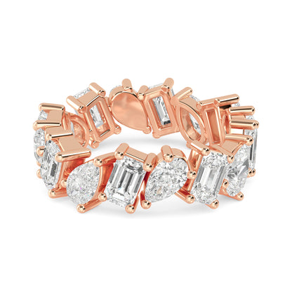 Rose Gold / Celine Eternity Wedding Band
