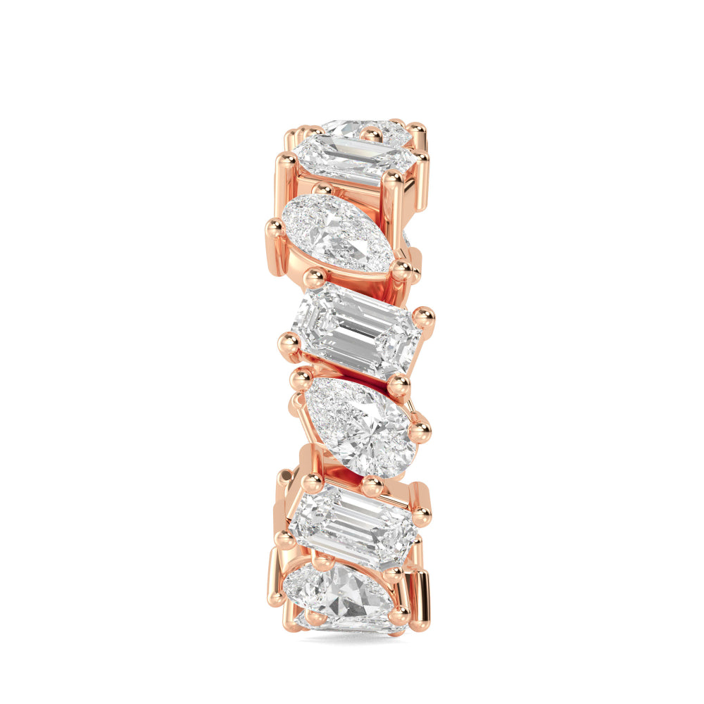 Rose Gold / Celine Eternity Wedding Band