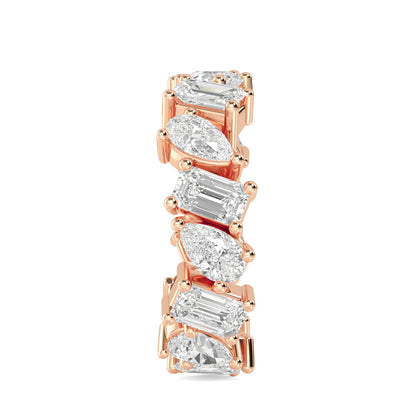 Rose Gold / Celine Eternity Wedding Band