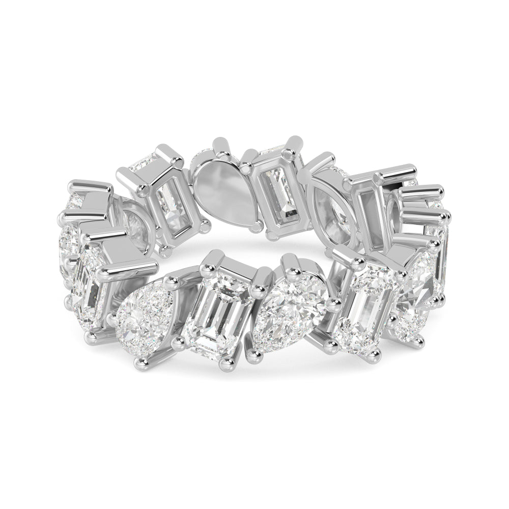 White Gold / Celine Eternity Wedding Band