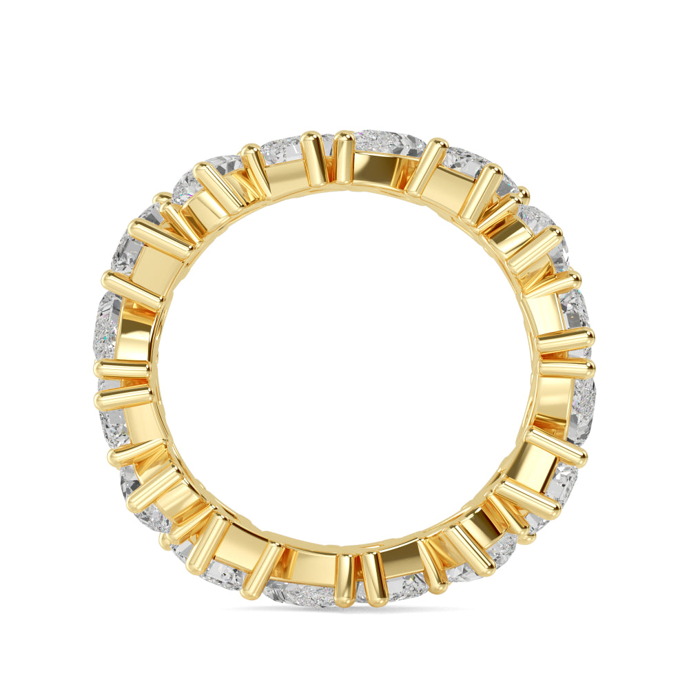 Yellow Gold / Celine Eternity Wedding Band