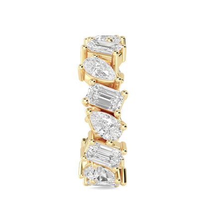 Yellow Gold / Celine Eternity Wedding Band