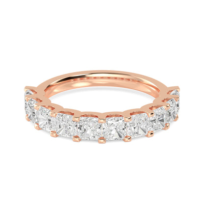 Rose Gold / Gia Prong Wedding Band