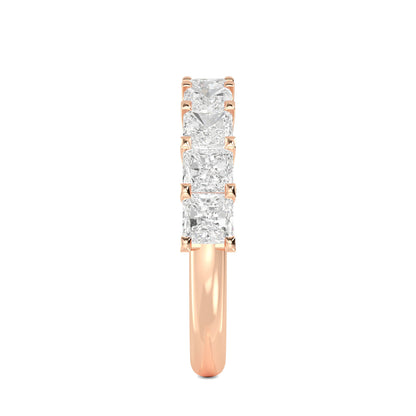 Rose Gold / Gia Prong Wedding Band