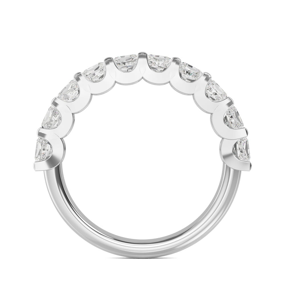 White Gold / Gia Prong Wedding Band