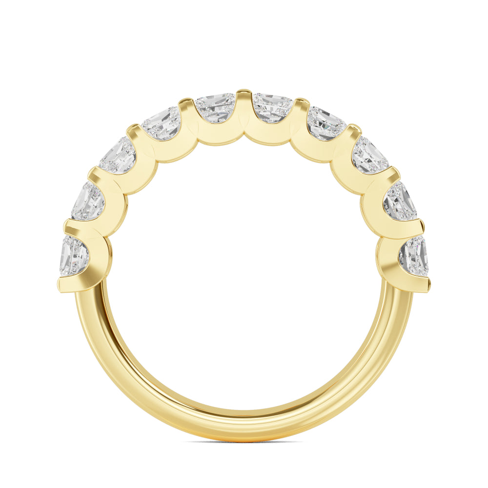 Yellow Gold / Gia Prong Wedding Band
