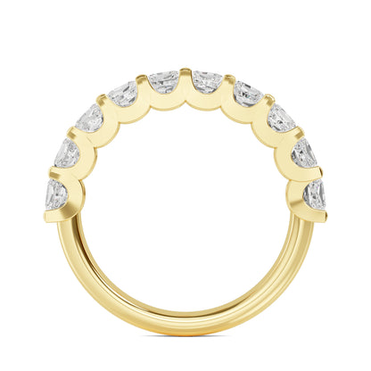Yellow Gold / Gia Prong Wedding Band