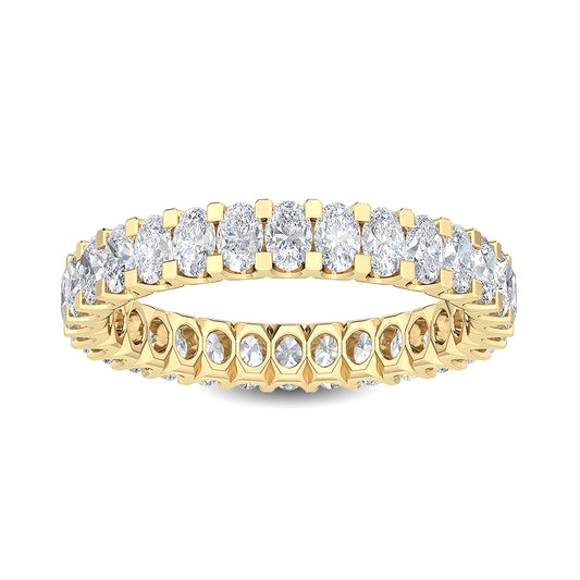 Yellow Gold / Rina Eternity Wedding Band