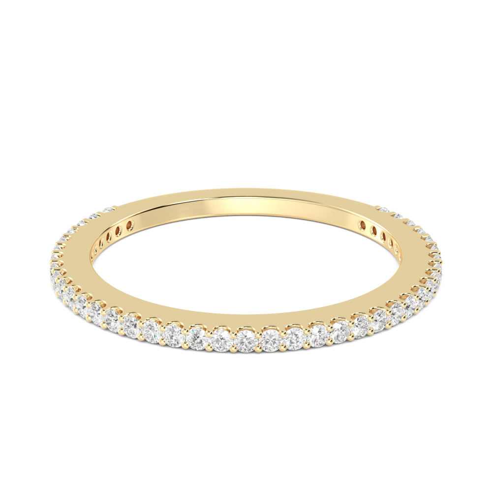 Yellow Gold / Zarmina Prong Wedding Band