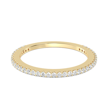 Yellow Gold / Zarmina Prong Wedding Band