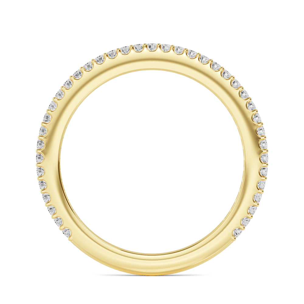 Yellow Gold / Zarmina Prong Wedding Band