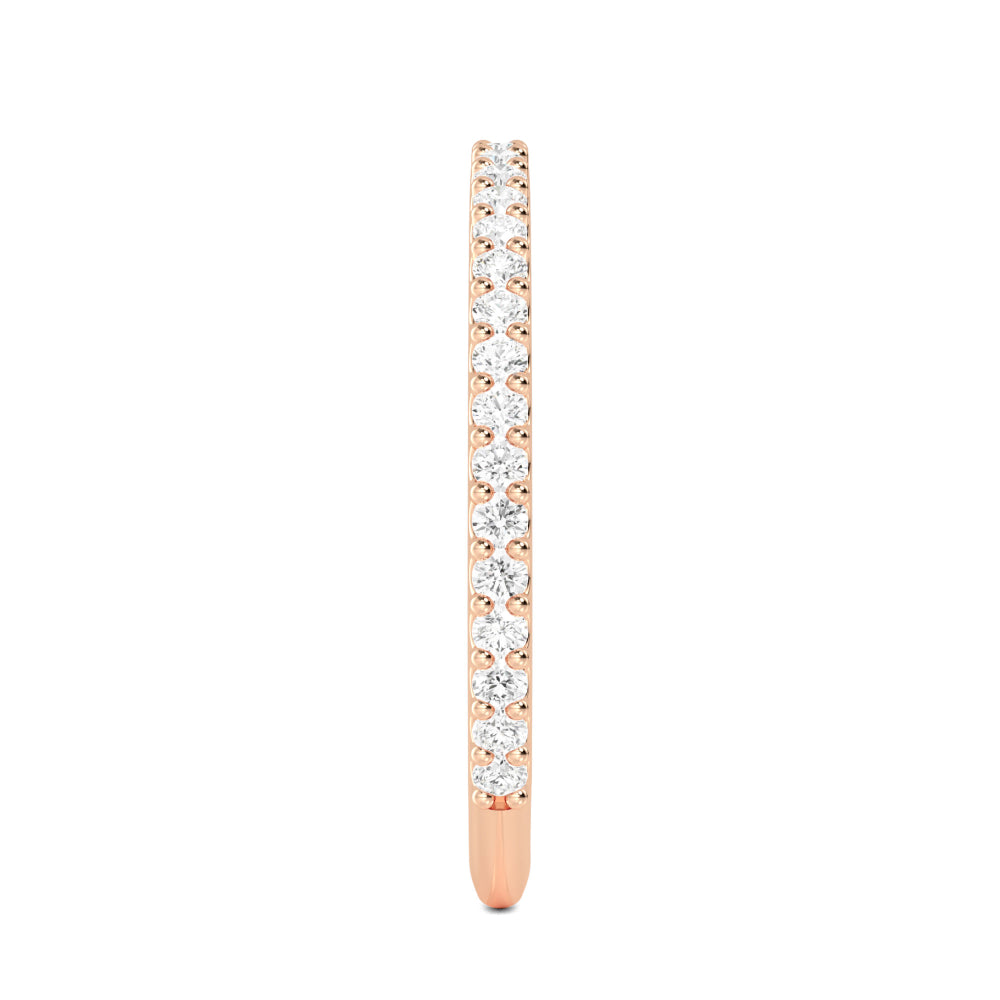 Rose Gold / Nayeli Prong Wedding Band