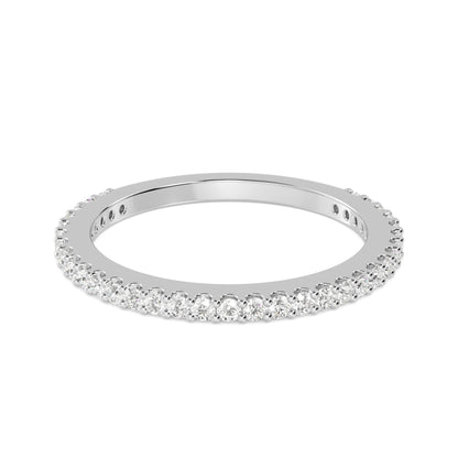 White Gold / Nayeli Prong Wedding Band