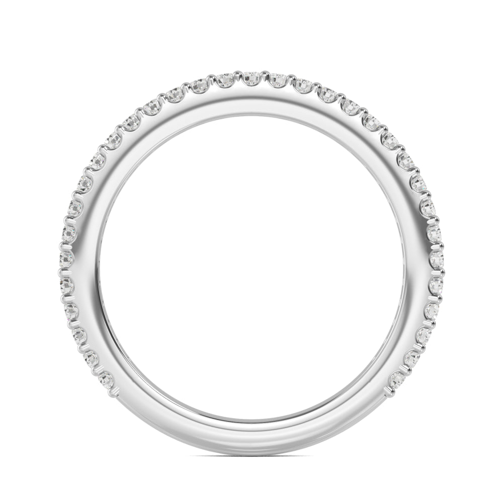 White Gold / Nayeli Prong Wedding Band