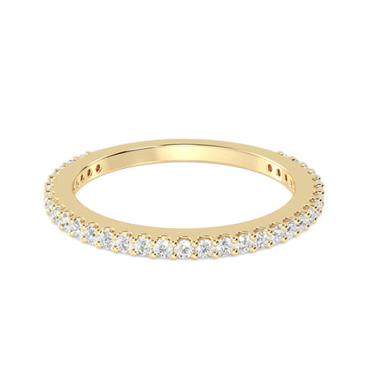Yellow Gold / Nayeli Prong Wedding Band