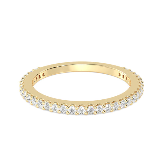 Yellow Gold / Nayeli Prong Wedding Band