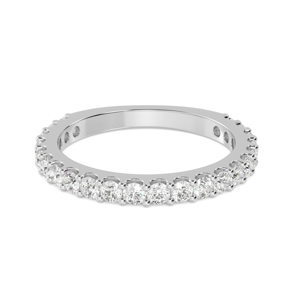 White Gold / Willa Prong Wedding Band