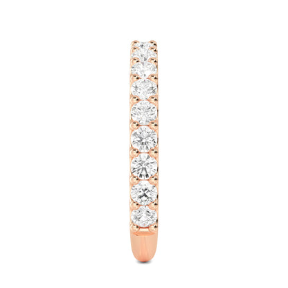 Rose Gold / Maira Prong Wedding Band