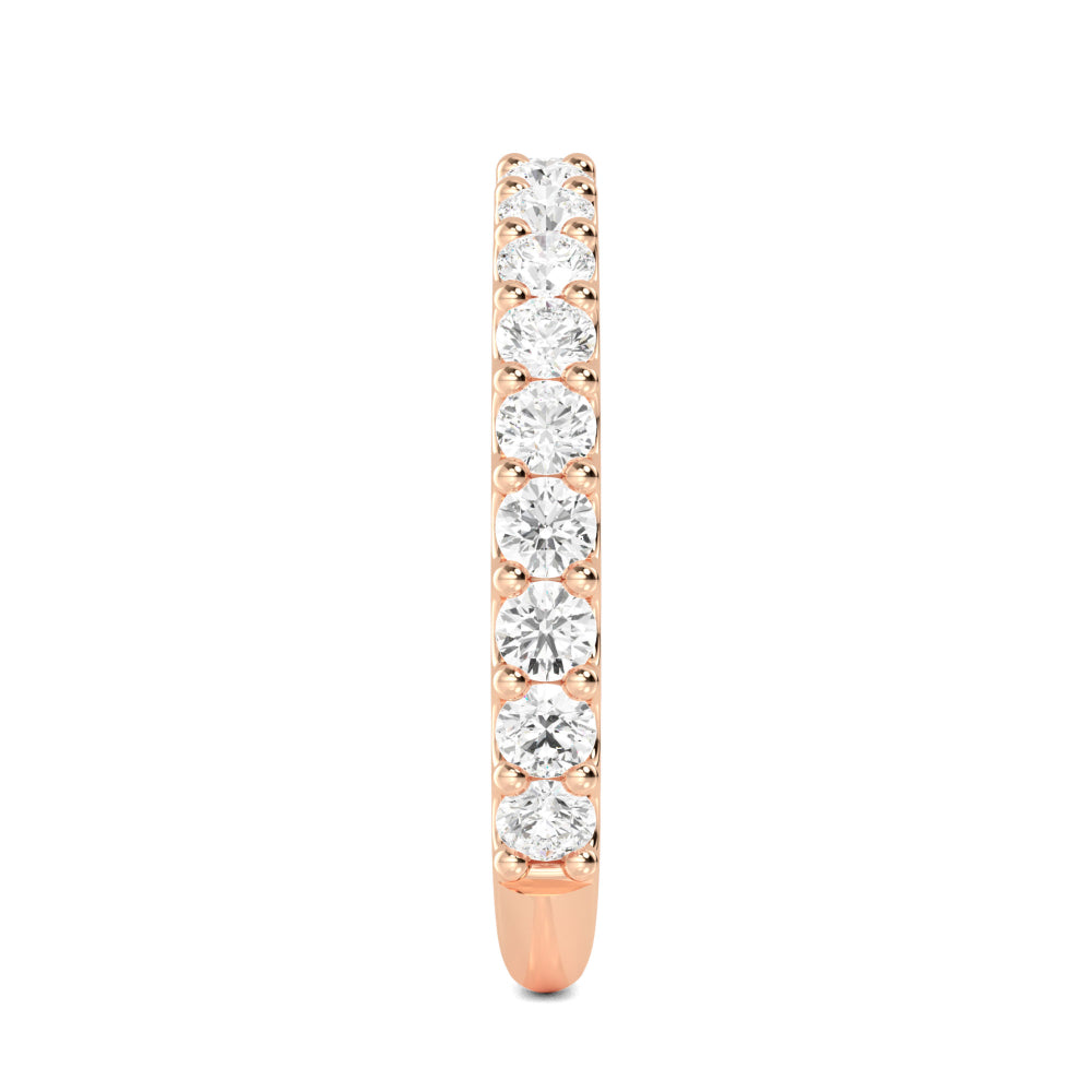 Rose Gold / Dilnaz Prong Wedding Band