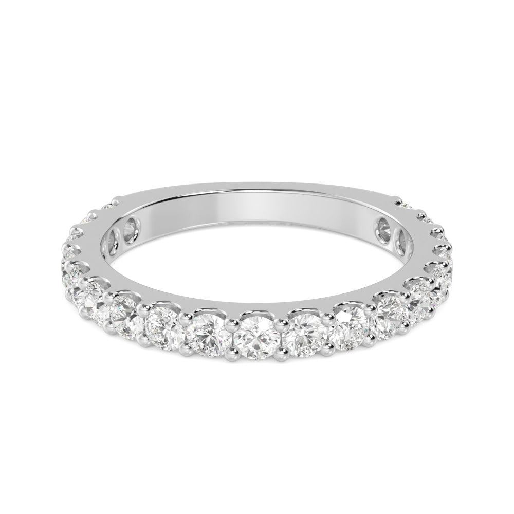 White Gold / Dilnaz Prong Wedding Band