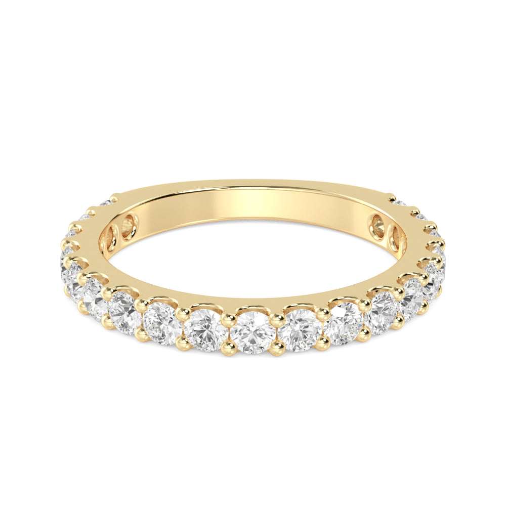 Yellow Gold / Dilnaz Prong Wedding Band