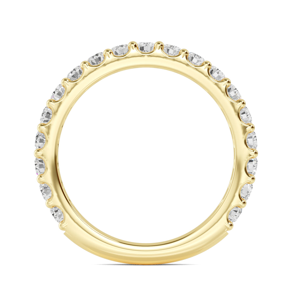 Yellow Gold / Dilnaz Prong Wedding Band