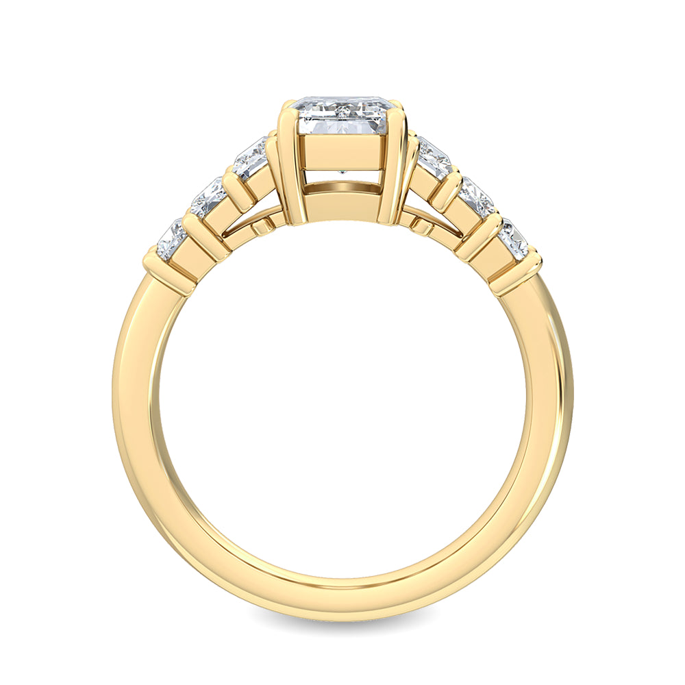 Yellow Gold / Giulia Seven Stone Wedding Band