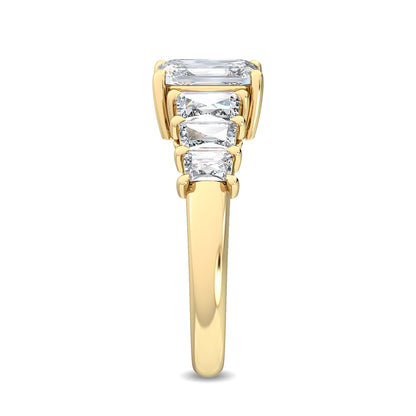 Yellow Gold / Giulia Seven Stone Wedding Band